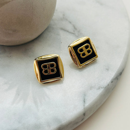 14k Gold Plated Sterling Silver Stud Earrings