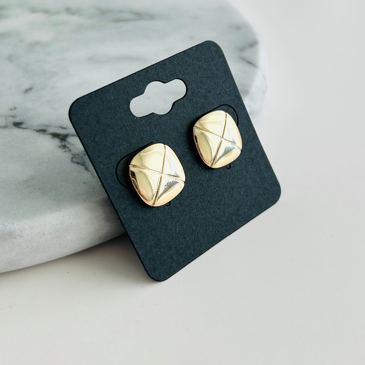 14k Gold Plated Sterling Silver Stud Earrings